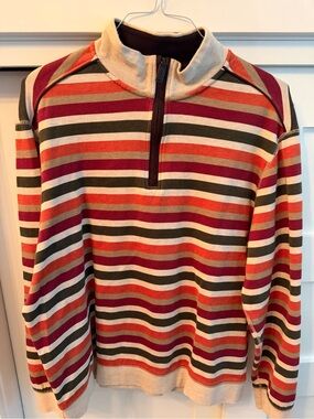Daniel Cremieux Men's Striped Quarter-Zip